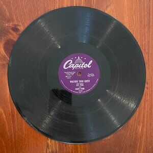 Vintage 78 RPM Shellac Record – Capitol 2928 “Whither Thou Goest” – Les Paul
